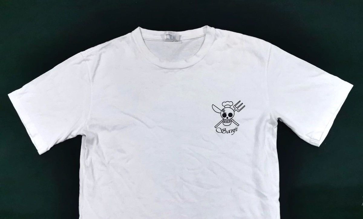 Anime Vintage 2000 One Piece Sanji “Black Leg” TV Promo T Shirt Size US M / EU 48-50 / 2 - 5 Thumbnail