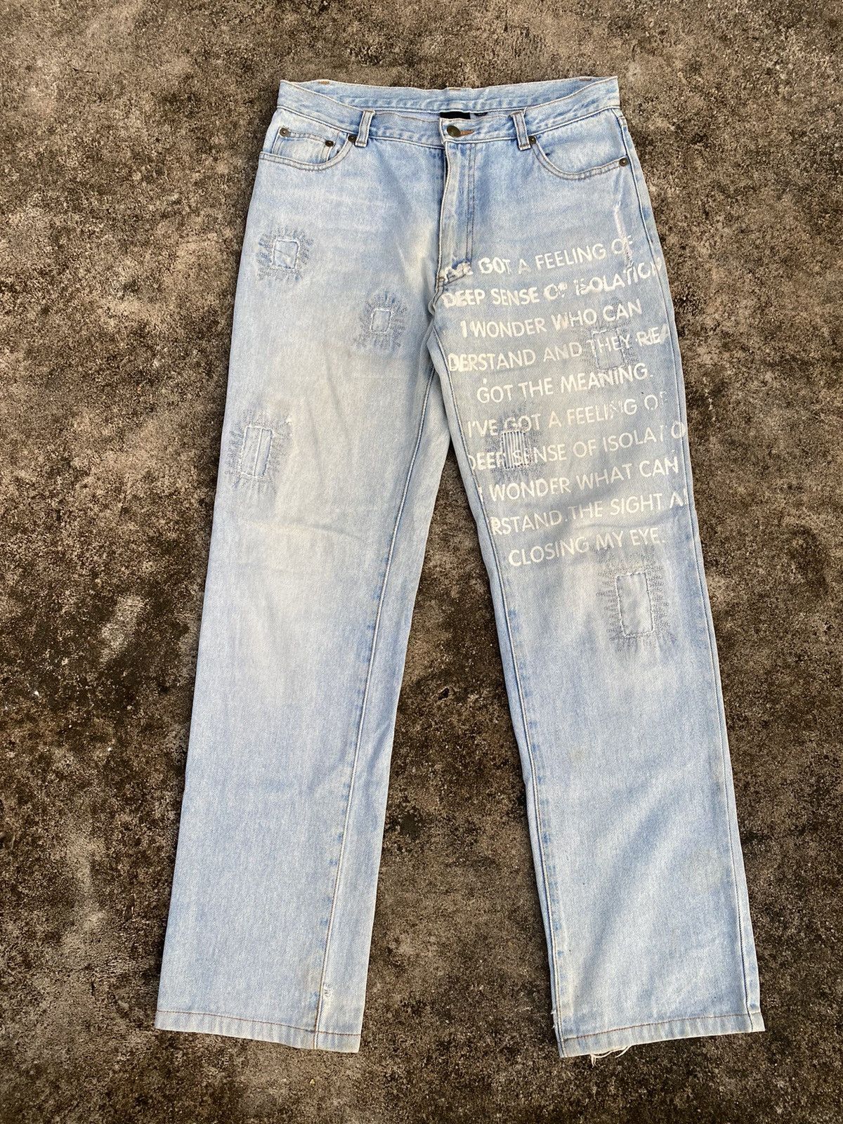 If Six Was Nine 🖤BLACKFRIDAY🖤Japanese Brand Denim Poem Like Cdg Style Size US 32 / EU 48 - 1 Thumbnail