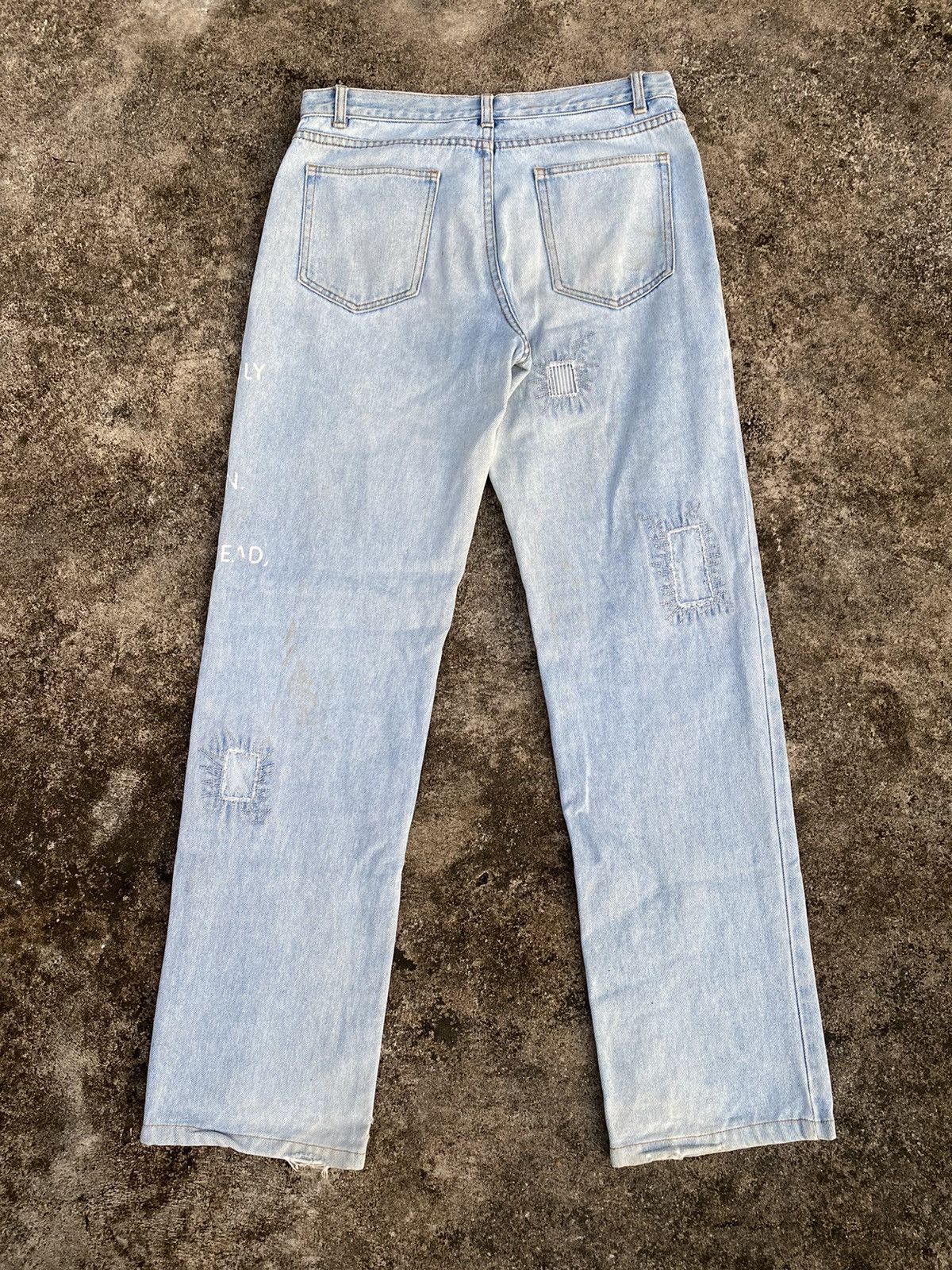 If Six Was Nine 🖤BLACKFRIDAY🖤Japanese Brand Denim Poem Like Cdg Style Size US 32 / EU 48 - 3 Thumbnail