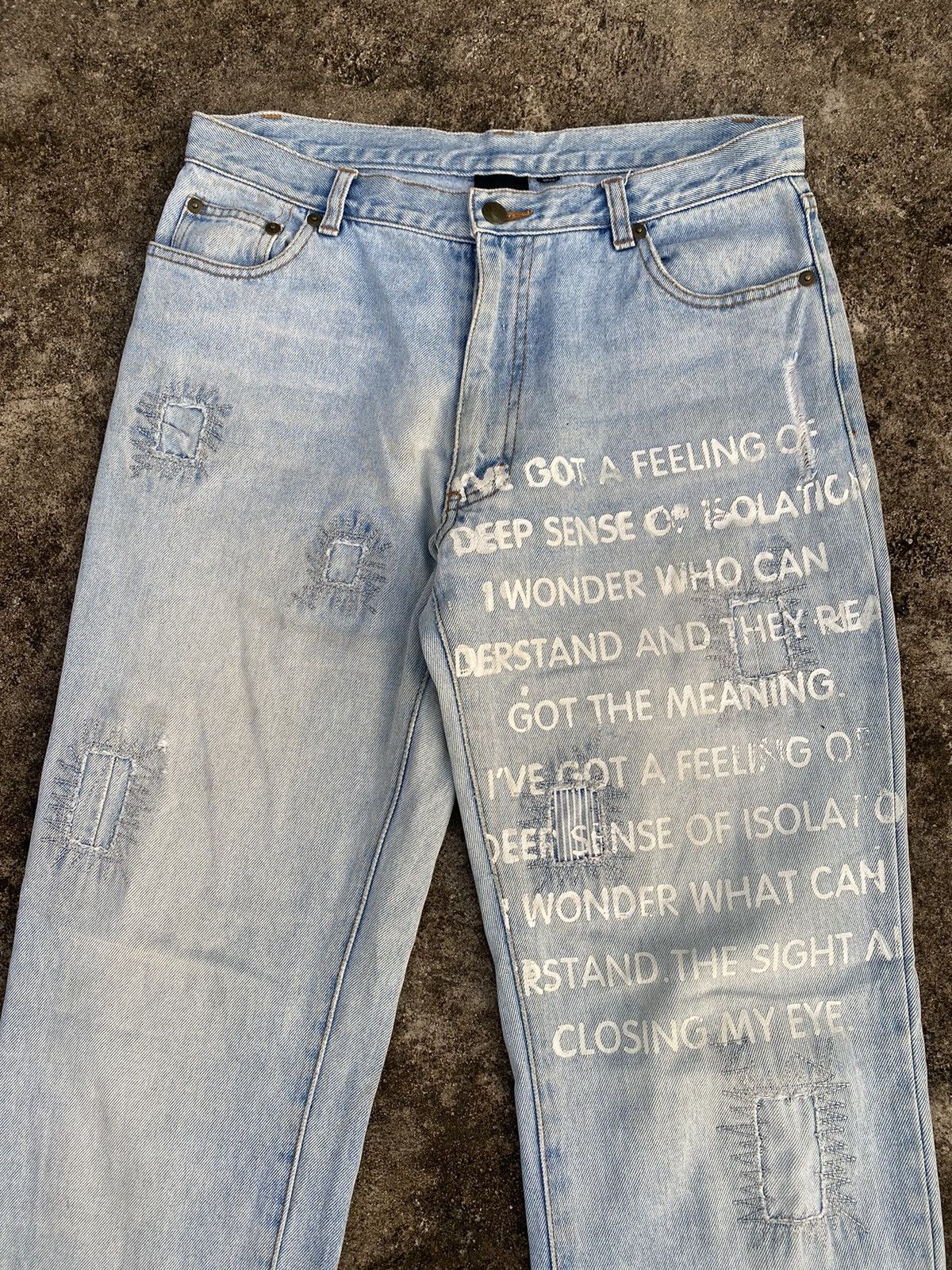 If Six Was Nine 🖤BLACKFRIDAY🖤Japanese Brand Denim Poem Like Cdg Style Size US 32 / EU 48 - 2 Thumbnail