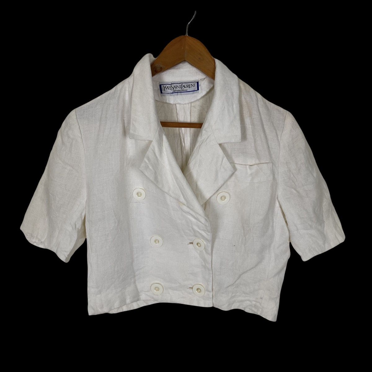 Yves Saint Laurent Yves Saint Laurent Diffusion Femmes Cropped Coat Size M / US 6-8 / IT 42-44 - 1 Thumbnail
