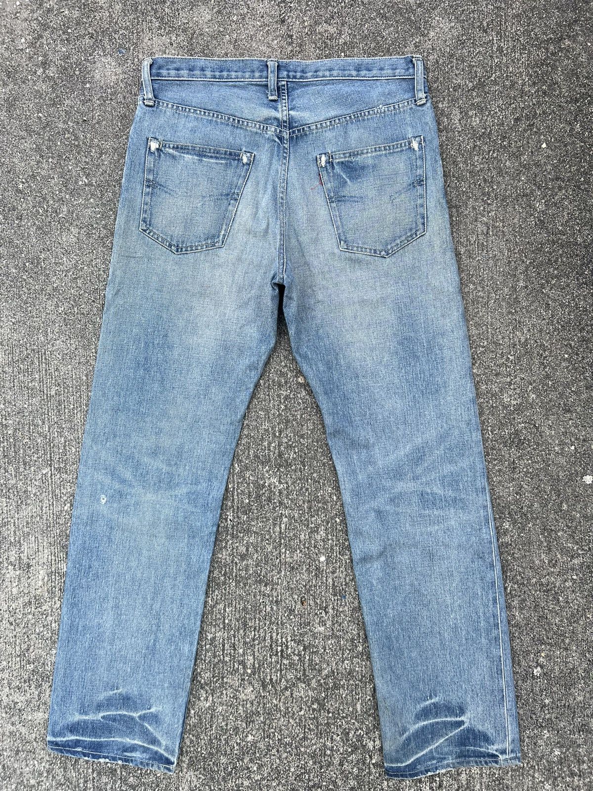 Unused UNUSED Japan Rebuild Selvedge Denim Rips Distressed Jeans Size US 32 / EU 48 - 5 Thumbnail