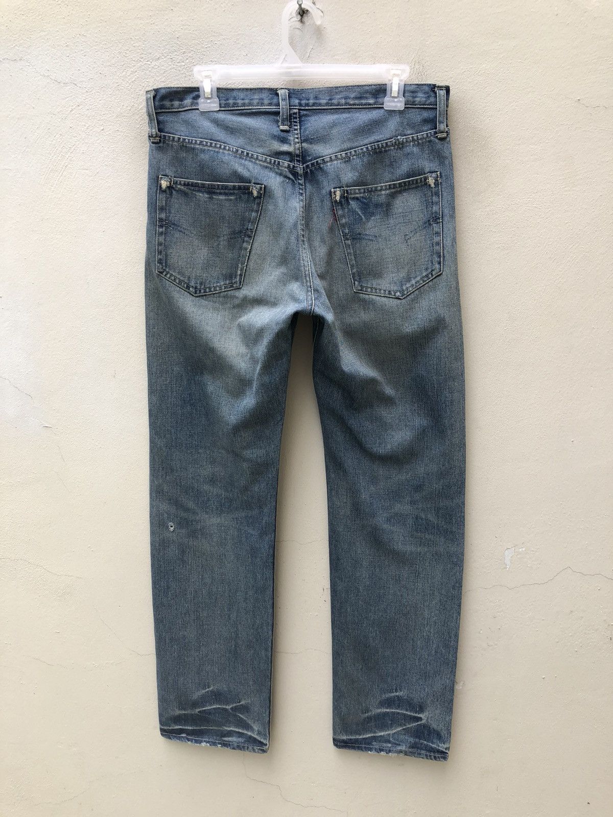 Unused UNUSED Japan Rebuild Selvedge Denim Rips Distressed Jeans Size US 32 / EU 48 - 16 Thumbnail