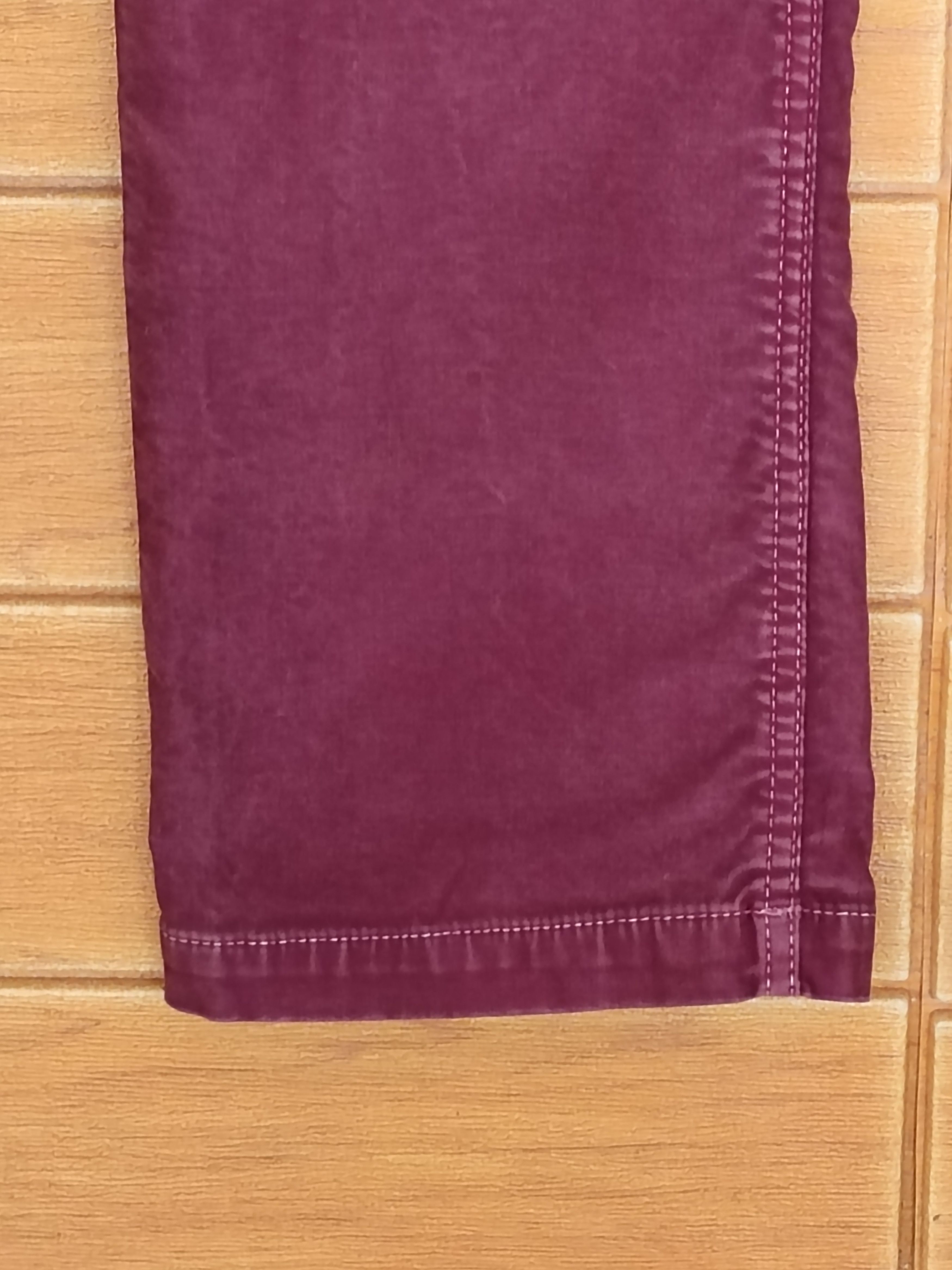 Number (N)ine × Undercover HRM Japan Red Waxed Cotton Denim Pants Size US 32 / EU 48 - 5 Thumbnail