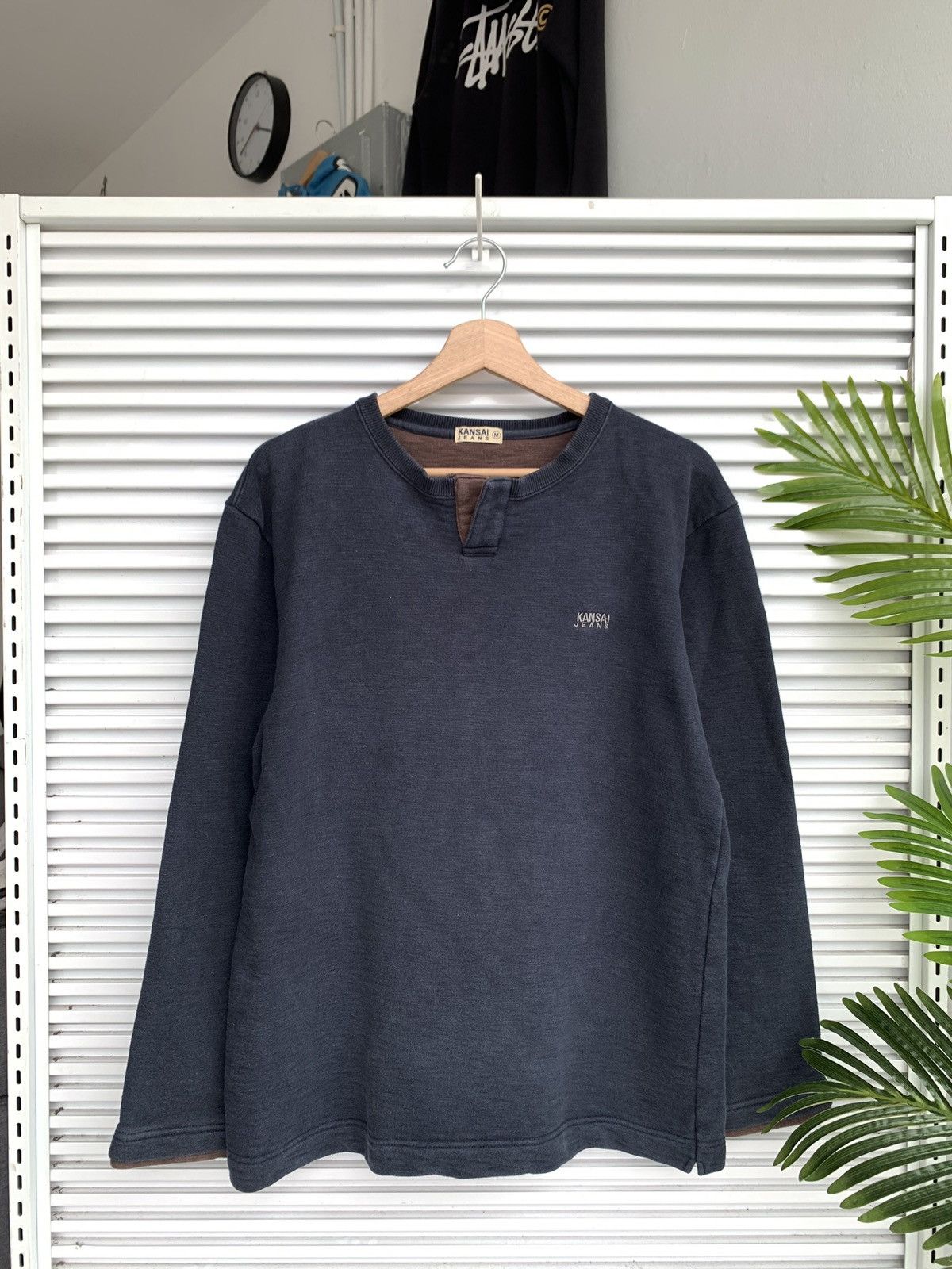 Japanese Brand × Kansai Yamamoto × Vintage Vintage Kansai Jeans Crewneck Sweatshirt Size US M / EU 48-50 / 2 - 1 Thumbnail