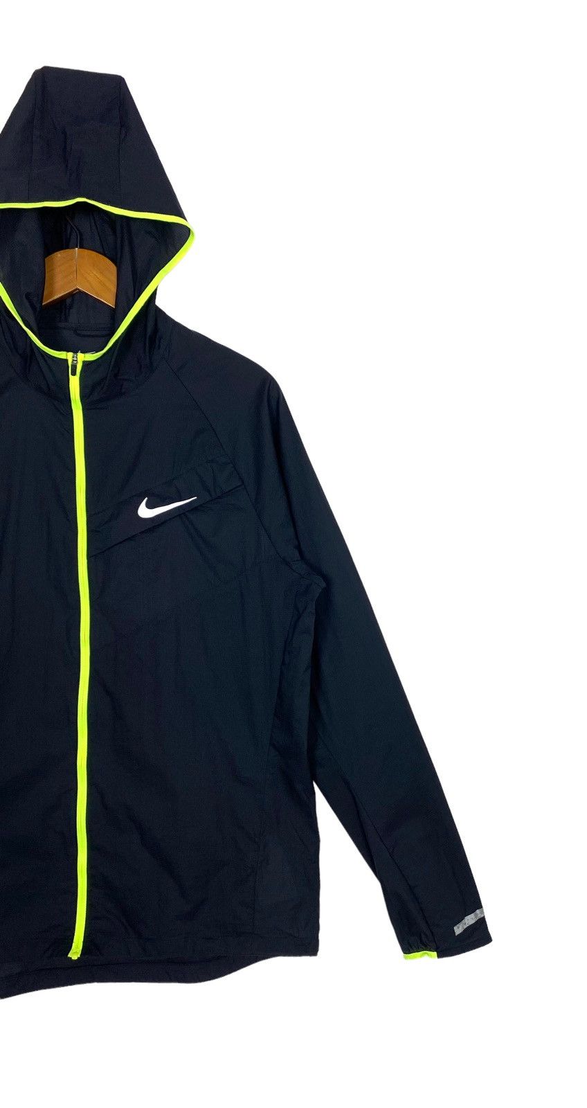 Nike Rare‼️ Nike Swoosh Hoodie Light Jacket Size L / US 10 / IT 46 - 2 Thumbnail