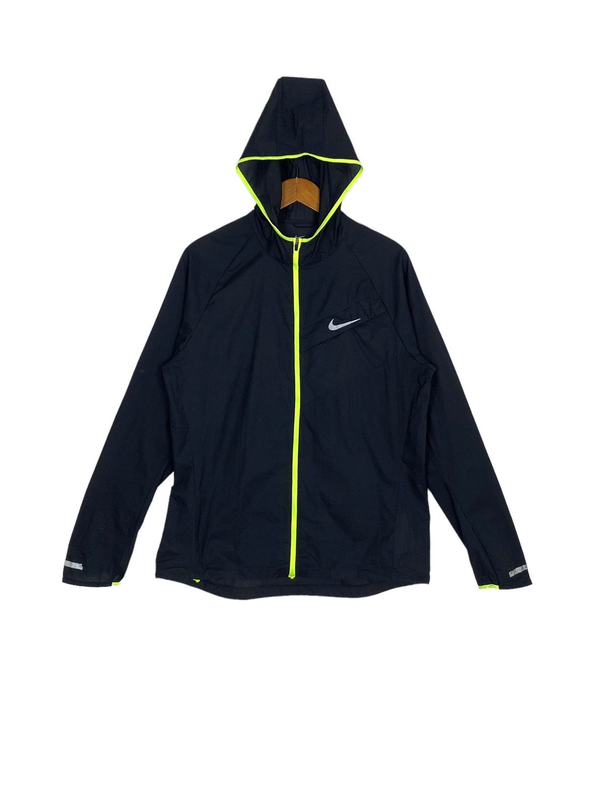 Nike Rare‼️ Nike Swoosh Hoodie Light Jacket Size L / US 10 / IT 46 - 1 Thumbnail