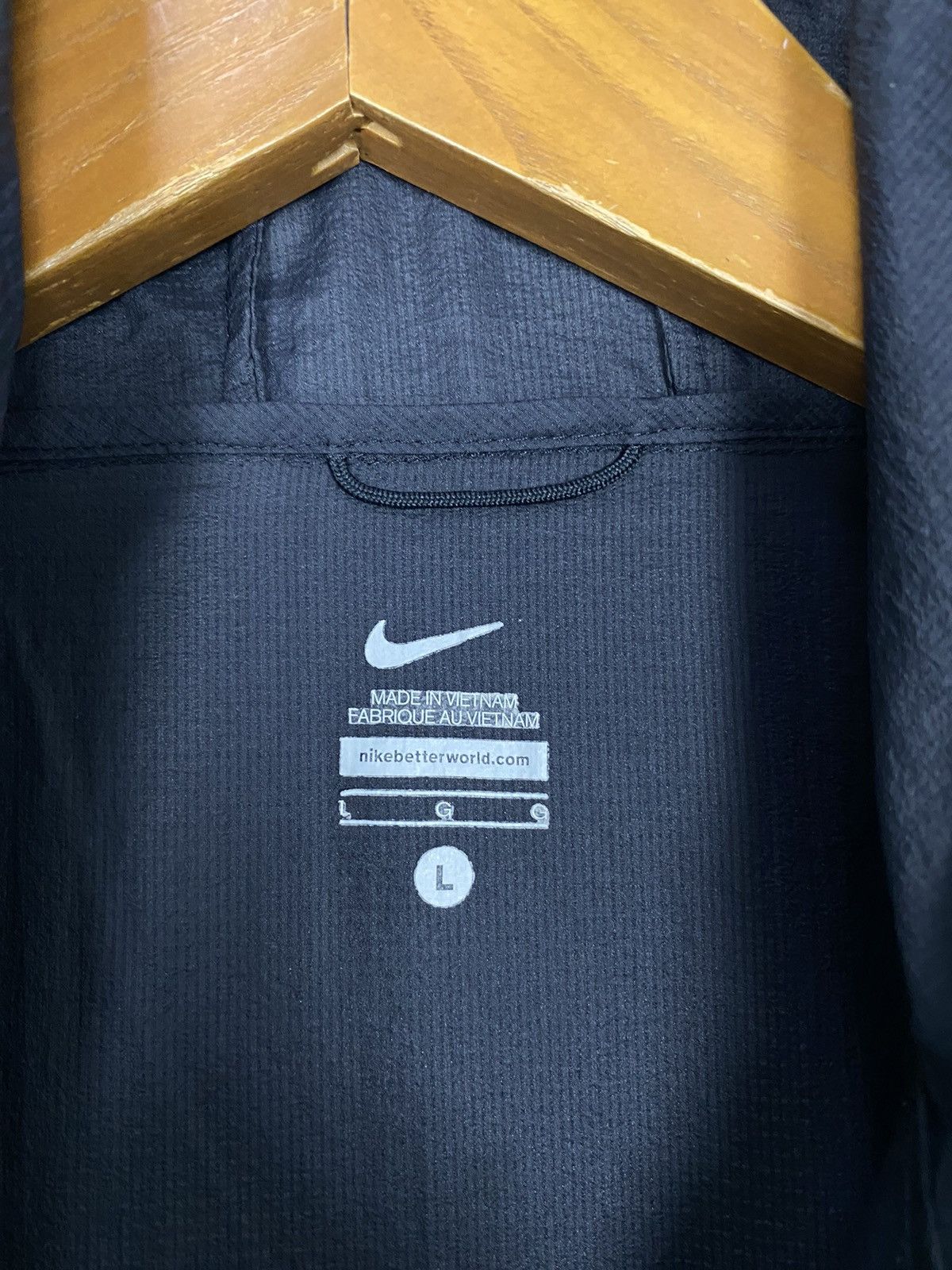 Nike Rare‼️ Nike Swoosh Hoodie Light Jacket Size L / US 10 / IT 46 - 5 Thumbnail