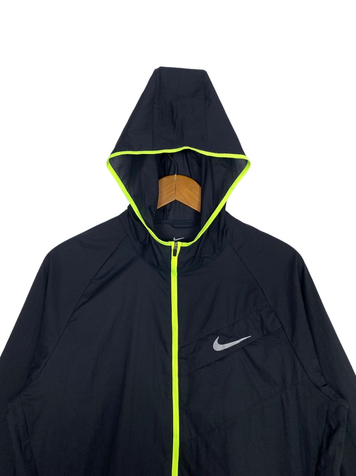 Nike Rare‼️ Nike Swoosh Hoodie Light Jacket Size L / US 10 / IT 46 - 4 Thumbnail