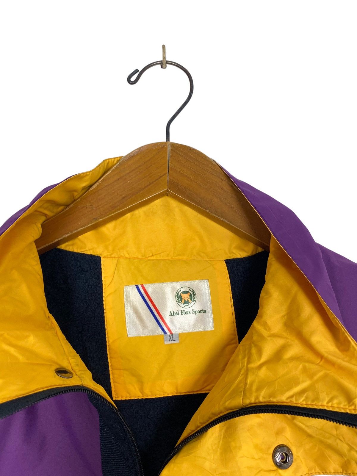 Japanese Brand Rare‼️ Abel Foxs Sport Windbreker Jacket Embroidery Spellout Size US L / EU 52-54 / 3 - 4 Thumbnail