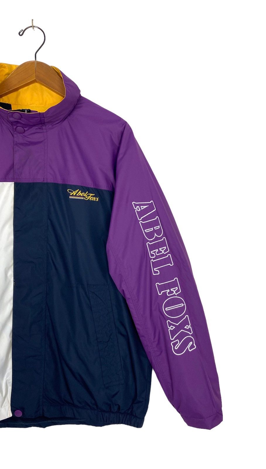 Japanese Brand Rare‼️ Abel Foxs Sport Windbreker Jacket Embroidery Spellout Size US L / EU 52-54 / 3 - 2 Thumbnail