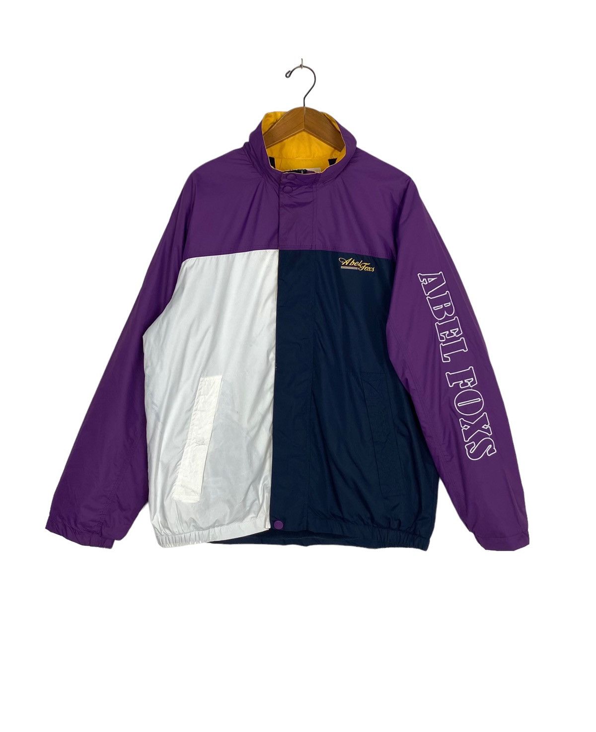 Japanese Brand Rare‼️ Abel Foxs Sport Windbreker Jacket Embroidery Spellout Size US L / EU 52-54 / 3 - 1 Thumbnail