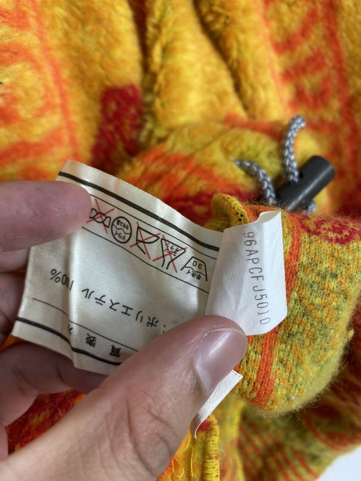 Japanese Brand Rare‼️Vintage PHENIX Abstract Design Half Zipper Fleece Size US L / EU 52-54 / 3 - 7 Thumbnail