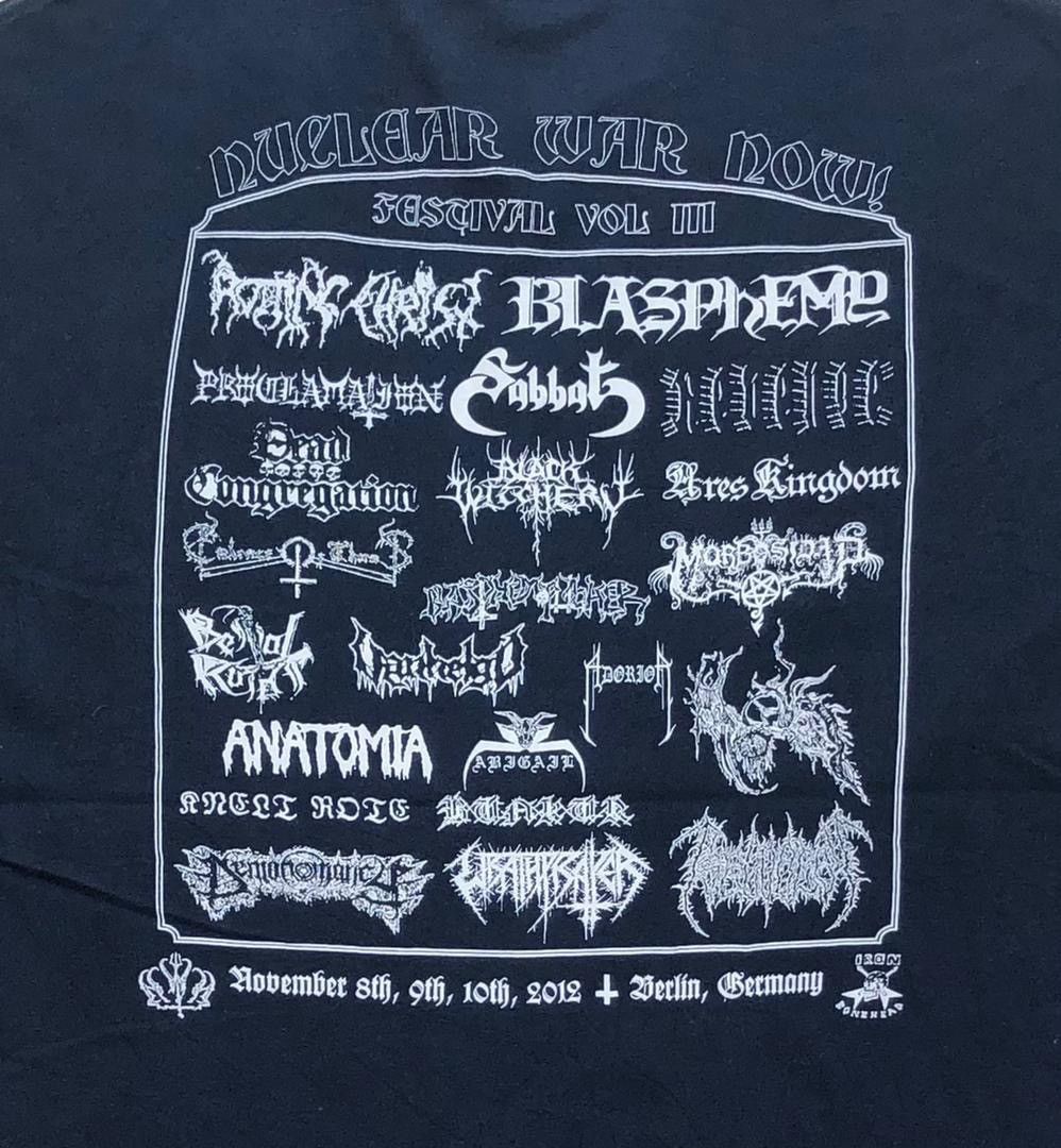 Band Tees × Vintage vintage tee A36 Nuclear War Now live ritual vol 3 Size US M / EU 48-50 / 2 - 4 Thumbnail
