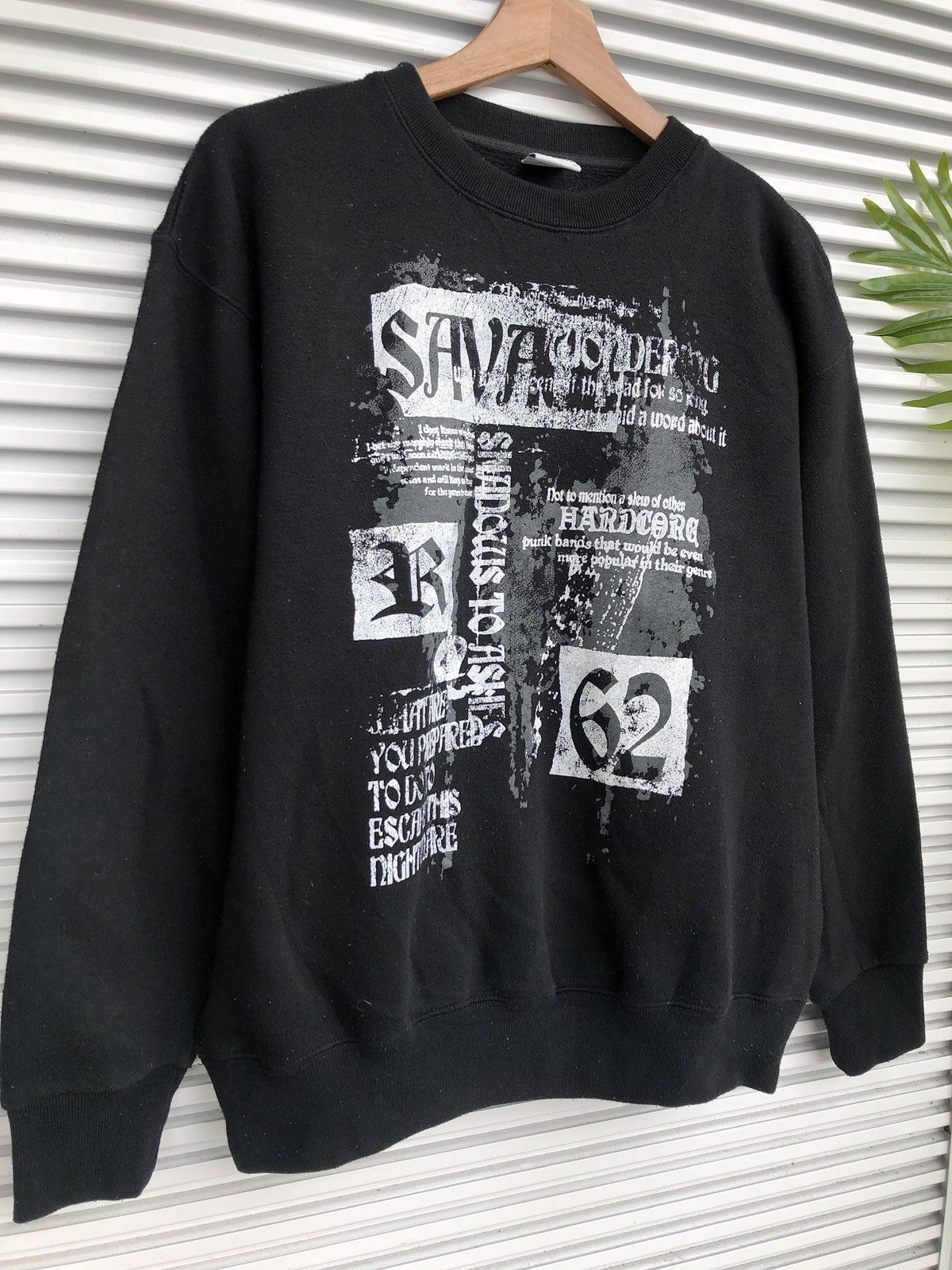 Japanese Brand Breakers Hardcore Shadows to Ashes Crewneck Sweatshirt Size US M / EU 48-50 / 2 - 2 Thumbnail
