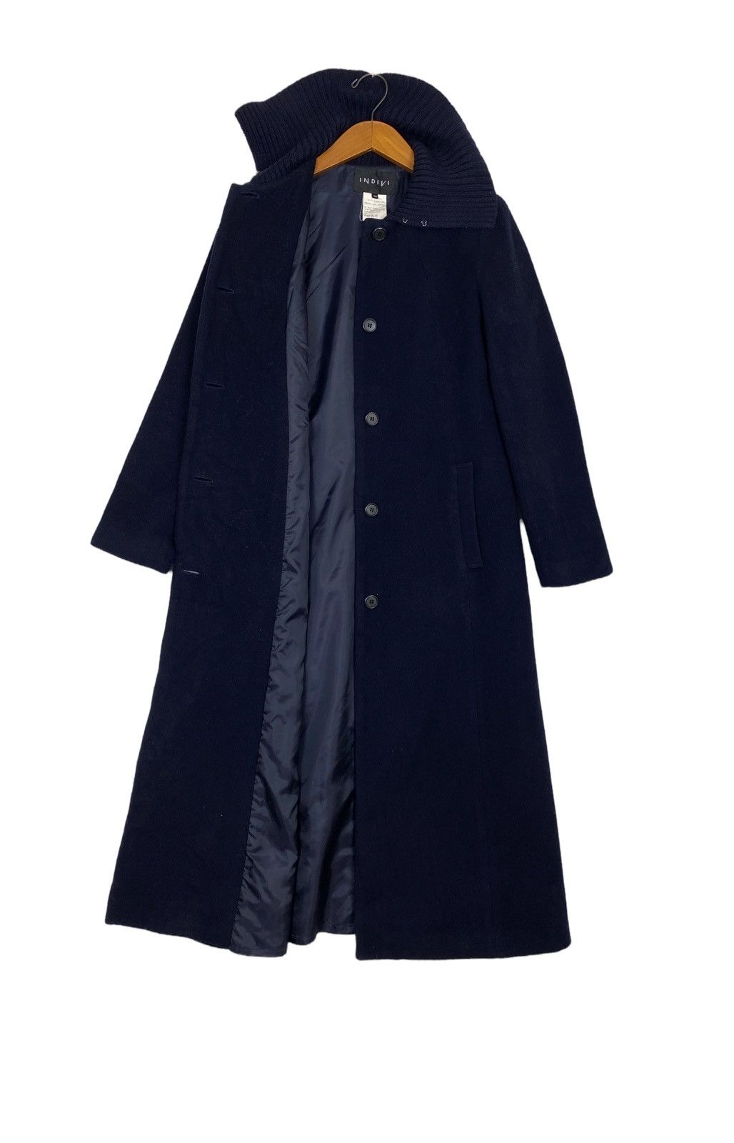 Japanese Brand Rare‼️ Indivi Long Coat Made in Japan (Women) Size S / US 4 / IT 40 - 1 Thumbnail