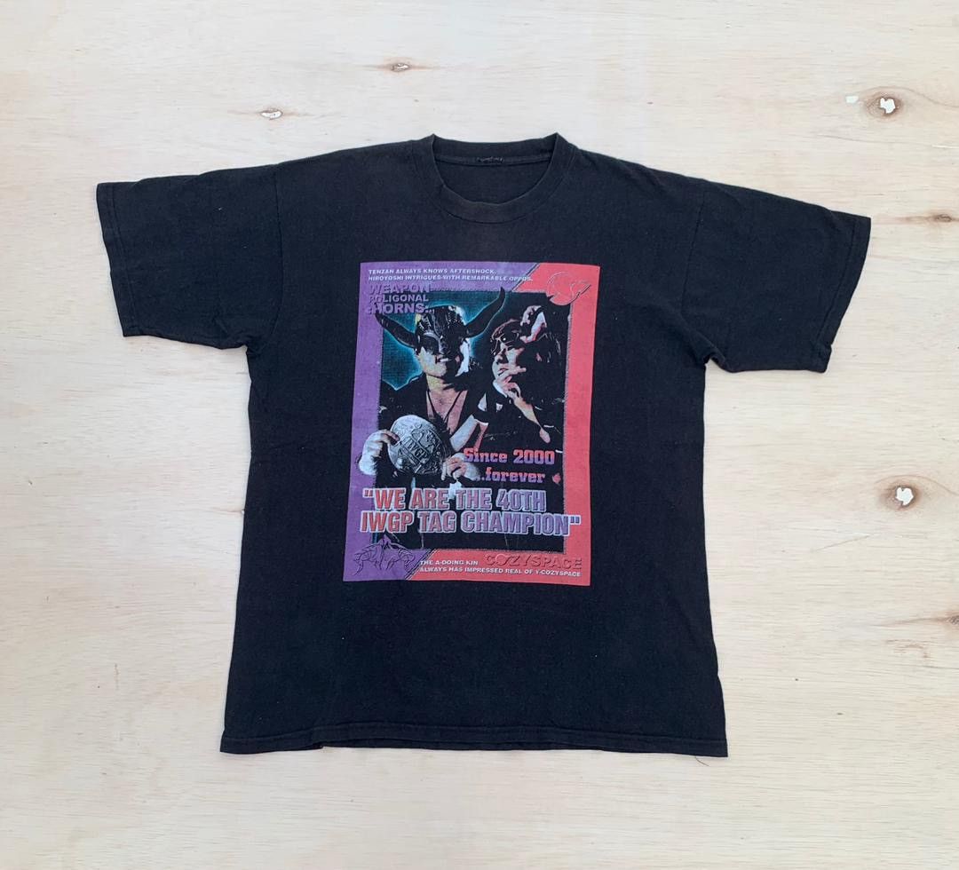 Japanese Brand × Vintage Vintage Tee IWGP COZY SPACE japan wrestling A9 Size US L / EU 52-54 / 3 - 1 Thumbnail