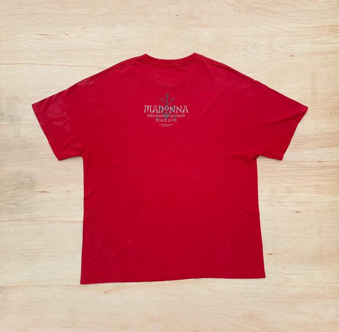 Band Tees × Vintage vintage tee B10 Madonna Size US XL / EU 56 / 4 - 4 Thumbnail