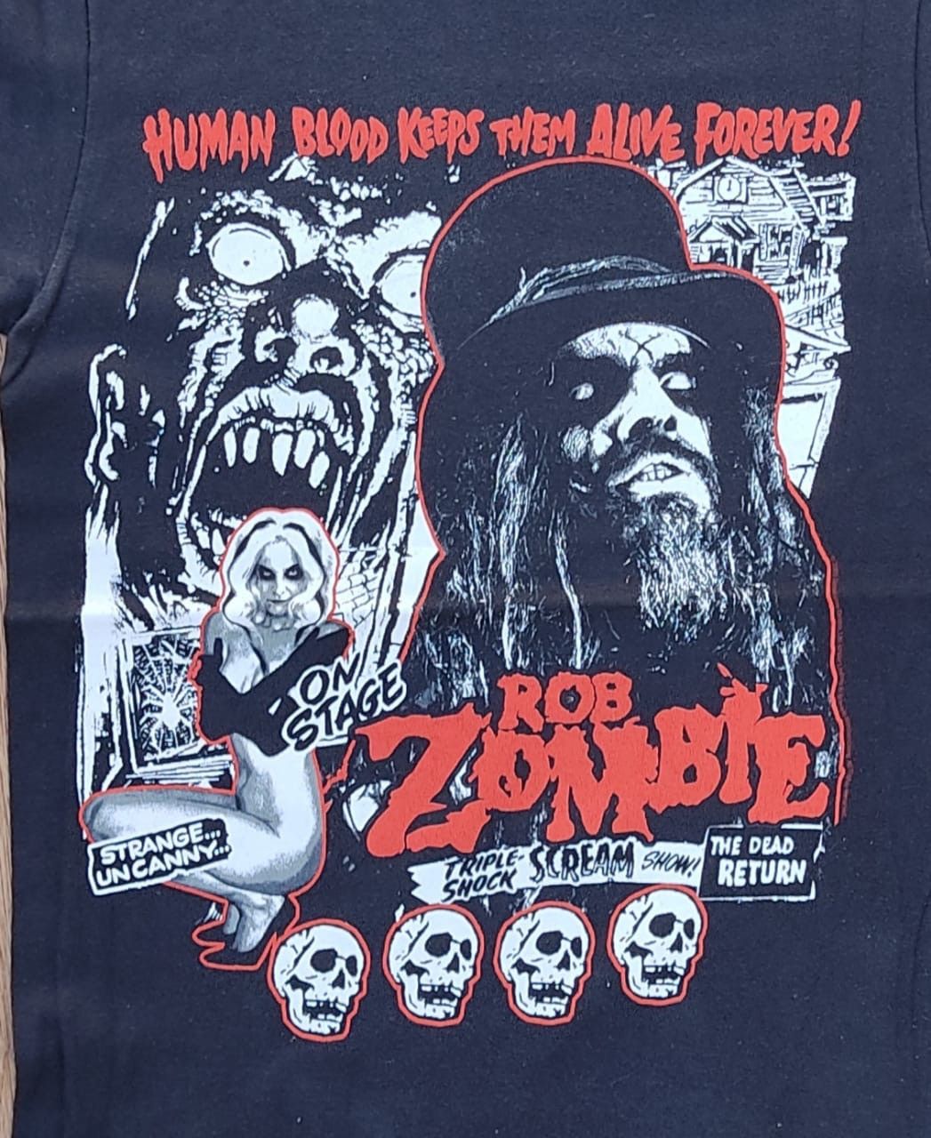 Band Tees × Vintage vintage tee B20 band Rob Zombie Size US S / EU 44-46 / 1 - 2 Thumbnail