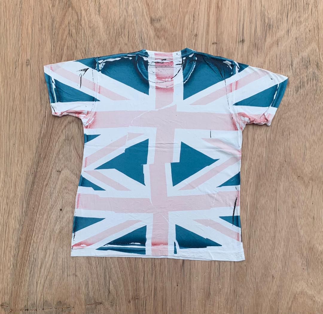 Vintage vintage tee British flag A35 Size US L / EU 52-54 / 3 - 3 Thumbnail