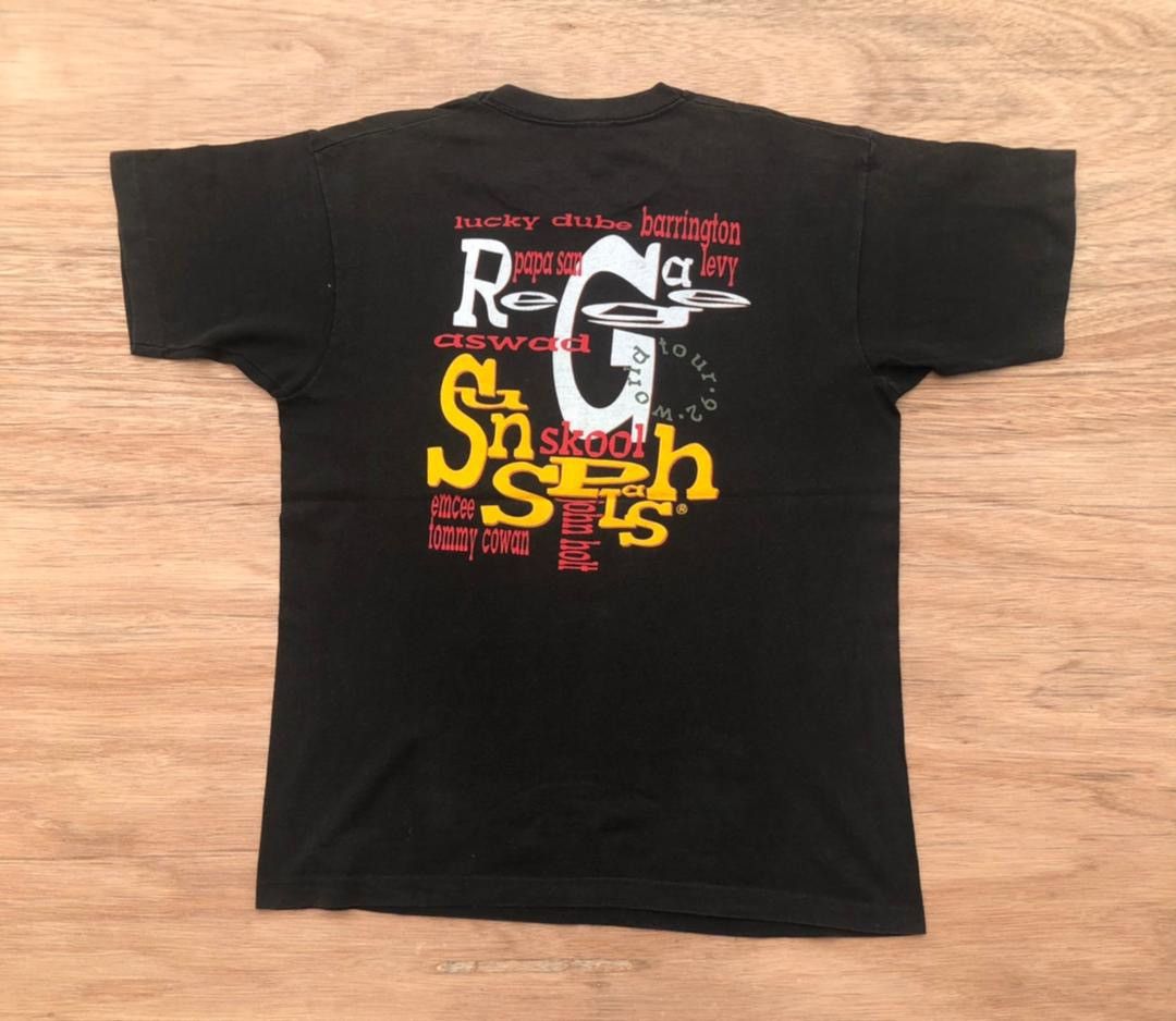 Band Tees × Vintage vintage tee Reggae SunSplash 92 B9 Size US L / EU 52-54 / 3 - 3 Thumbnail