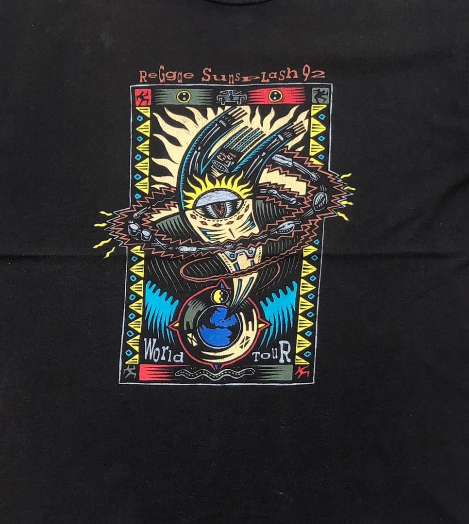 Band Tees × Vintage vintage tee Reggae SunSplash 92 B9 Size US L / EU 52-54 / 3 - 2 Thumbnail