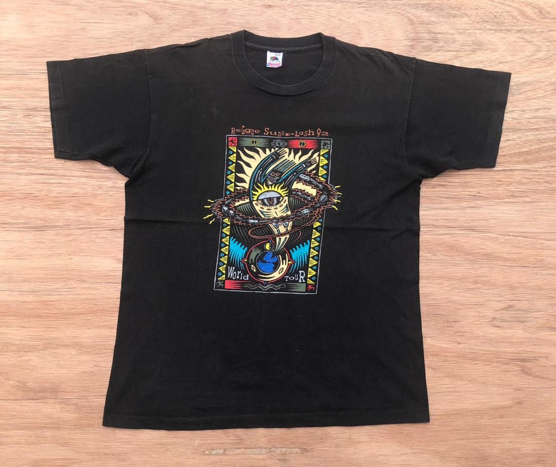 Band Tees × Vintage vintage tee Reggae SunSplash 92 B9 Size US L / EU 52-54 / 3 - 1 Thumbnail
