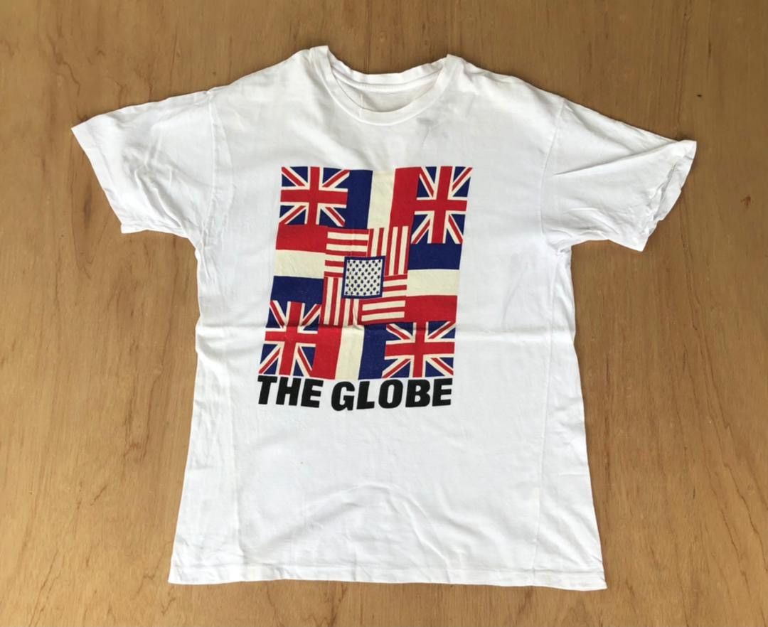 image of Vintage Tee B13 The Globe in White, Men's (Size Medium)