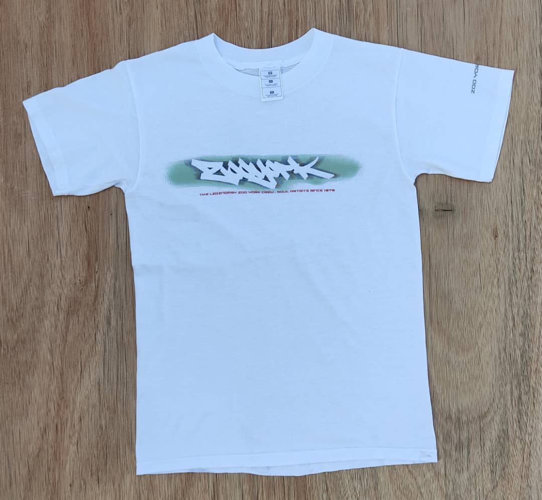 image of Band Tees x Tour Tee Vintage Tee Band B3 Zooyork in White, Men's (Size Small)