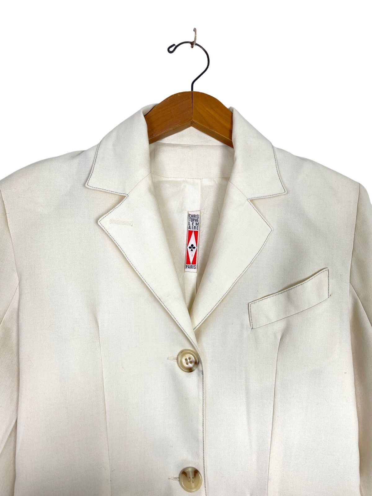 Christophe Lemaire Rare‼️ Vtg Christophe Lemaire Women Blazer Made in France Size ONE SIZE - 4 Thumbnail