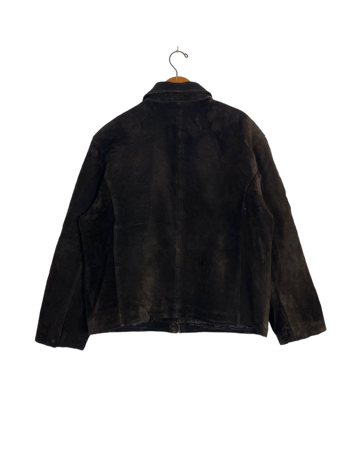 Guess Rare‼️ Vintage DISTRESSED Guess Suede Leather Jacket Size US L / EU 52-54 / 3 - 4 Thumbnail
