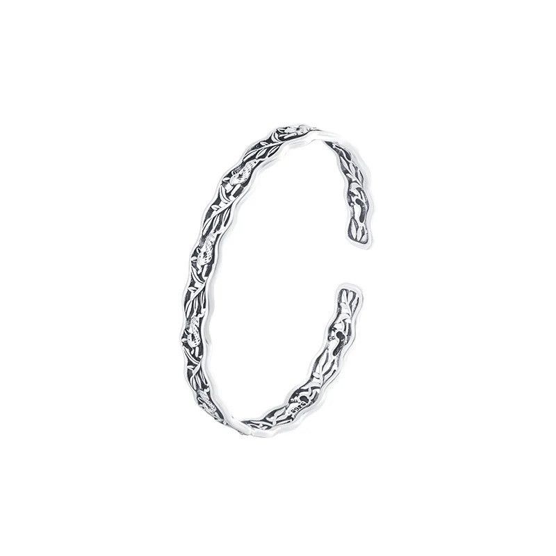 Jewelry Rabbit Running Hollow Bangle Bracelet Size ONE SIZE - 2 Thumbnail