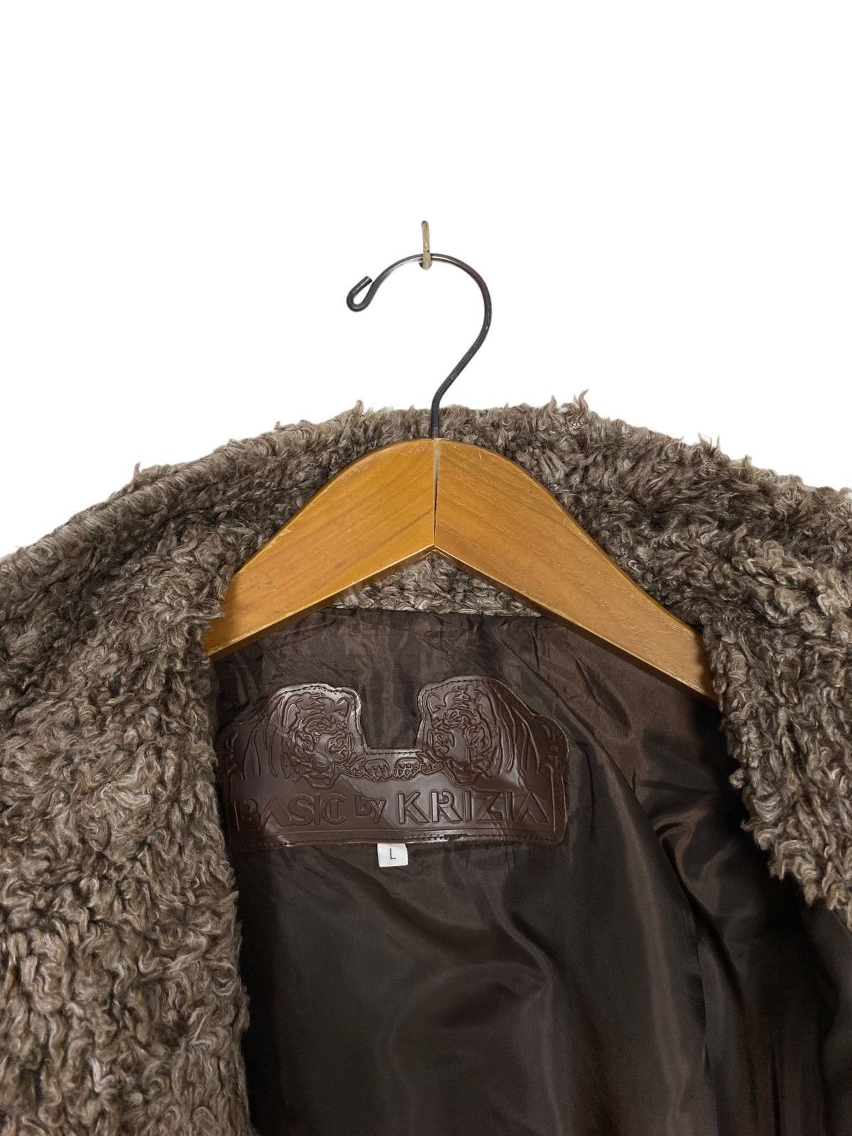 Krizia Uomo Rare‼️ Basic by Krizia Faux Fur Coat Size L / US 10 / IT 46 - 4 Thumbnail