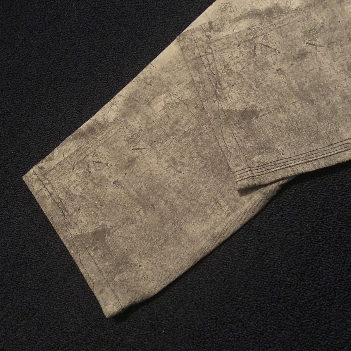 Fugazi × Unsound Rags FUGAZI UNSOUND CONCRETE TROMPE-L'ŒIL DOUBLE KNEE WORK PANTS Size US 28 / EU 44 - 7 Thumbnail