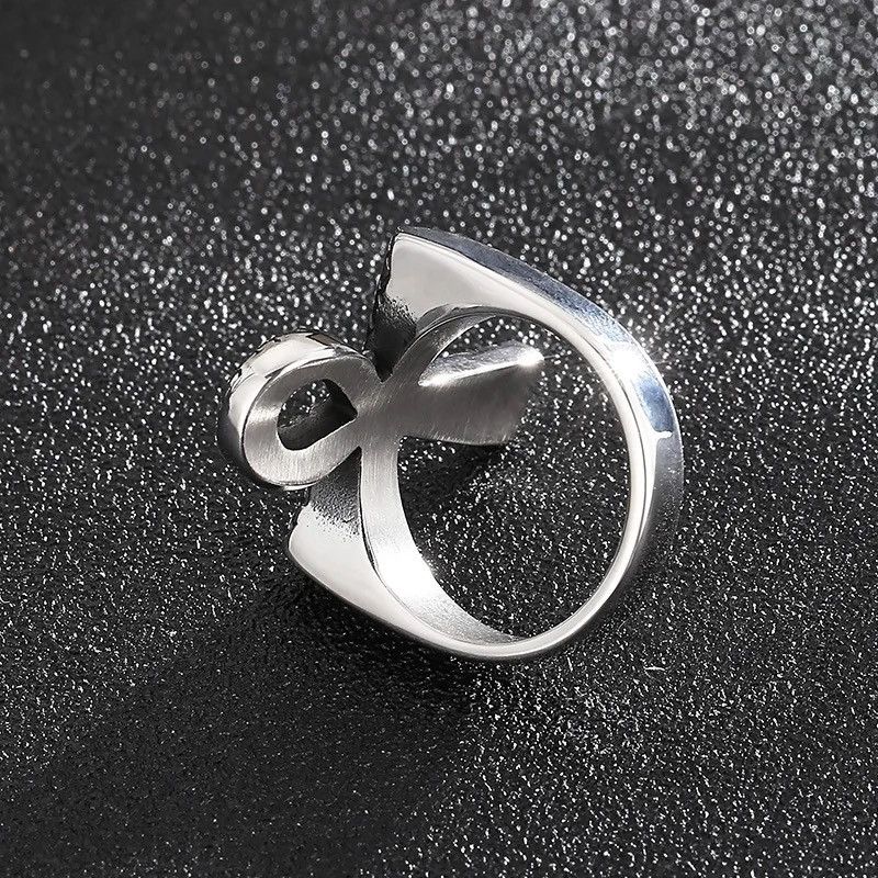 Jewelry Snake Texture Knuckle Cross Ring Size ONE SIZE - 2 Thumbnail