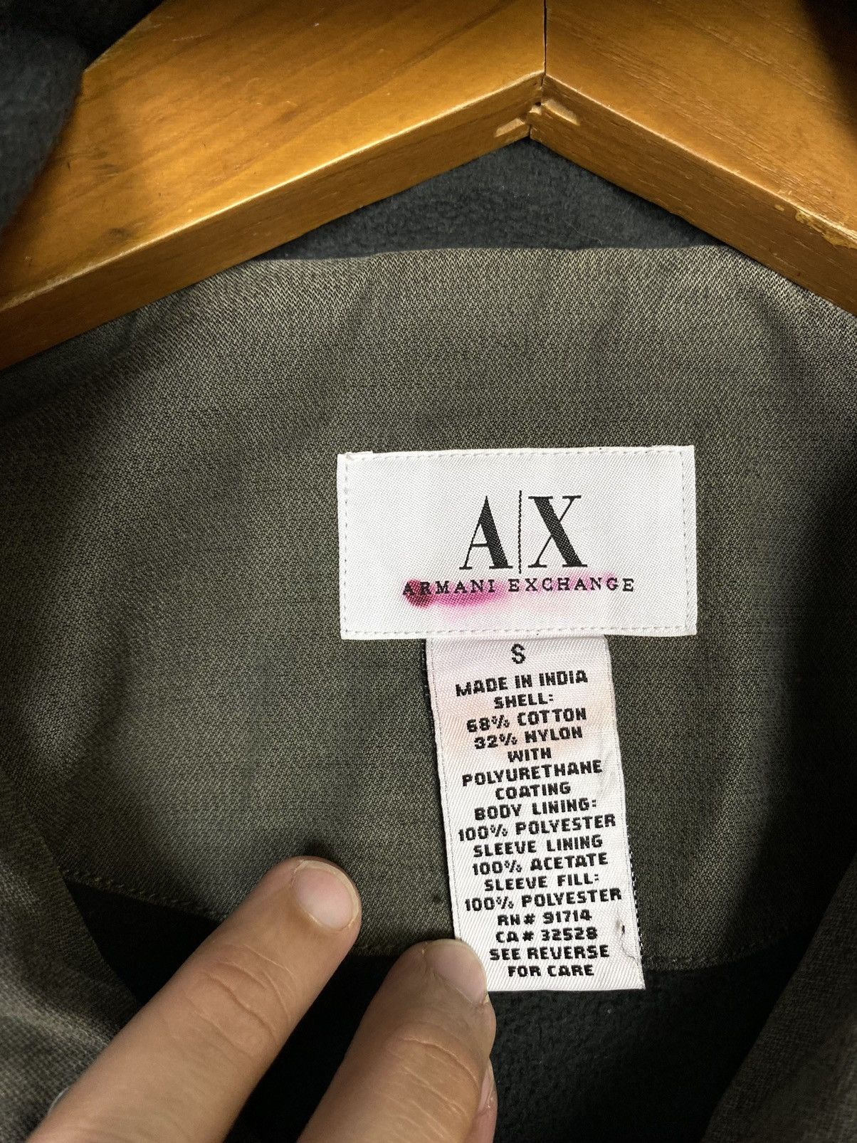 Armani Exchange Rare‼️ Armani Exchange Workwear Hoodie Jacket Size US S / EU 44-46 / 1 - 5 Thumbnail