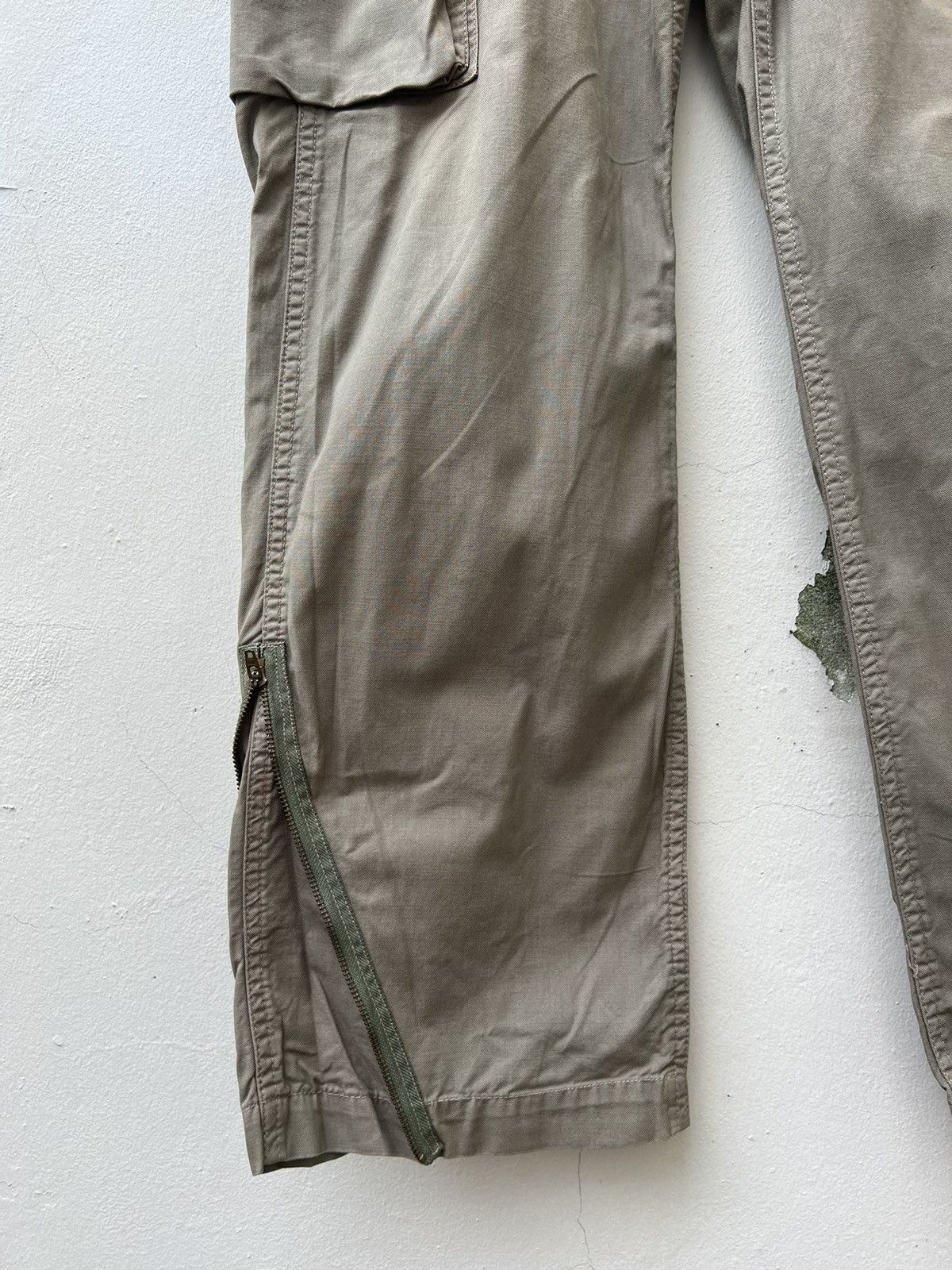 Vintage STANDARD WEAR Japan Sun Fade Olive Green Cargo Trouser Pant Size US 31 - 11 Thumbnail