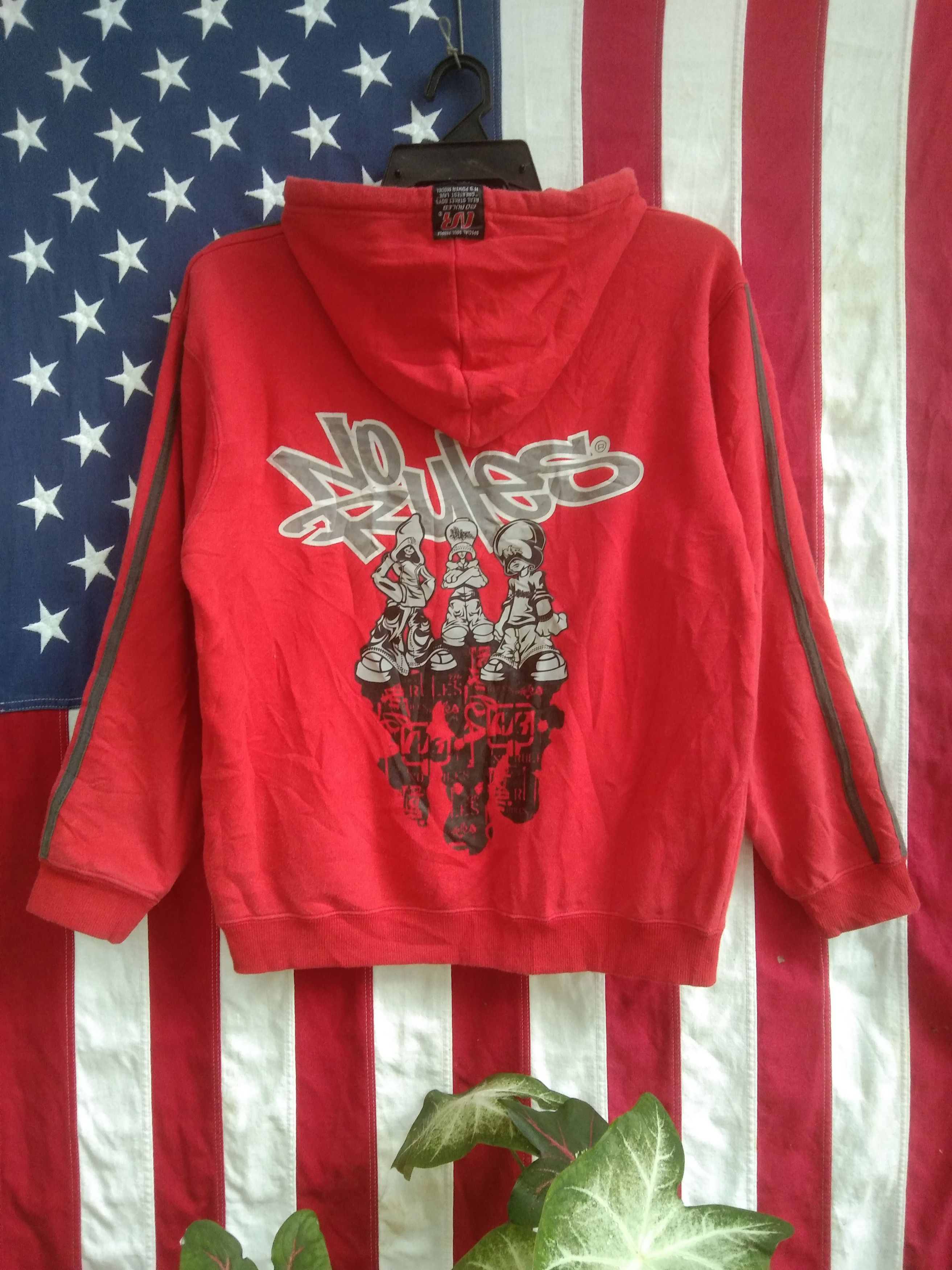 Japanese Brand NO RULES SWEATSHIRT HOODIE Size US S / EU 44-46 / 1 - 1 Thumbnail