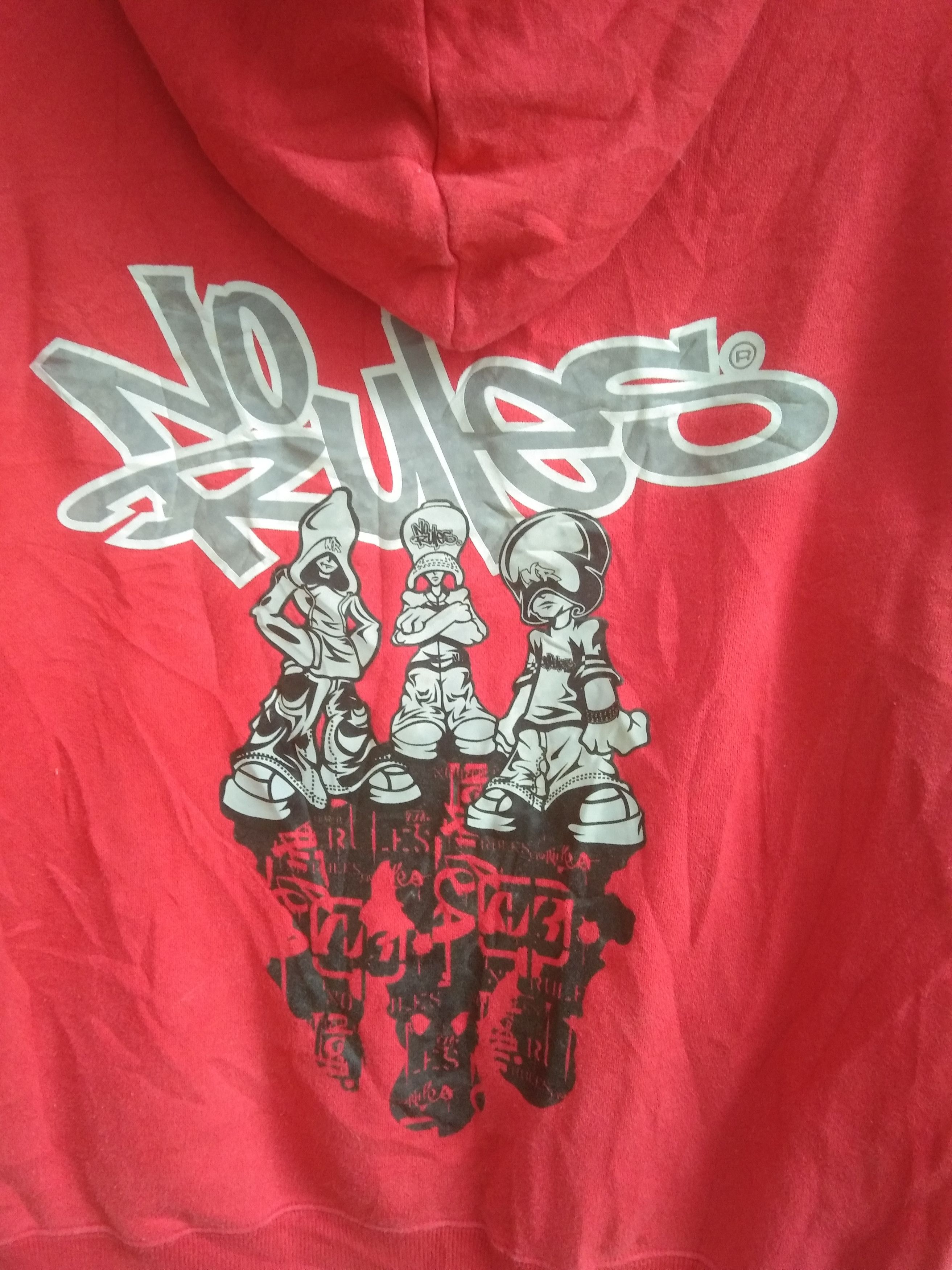 Japanese Brand NO RULES SWEATSHIRT HOODIE Size US S / EU 44-46 / 1 - 3 Thumbnail