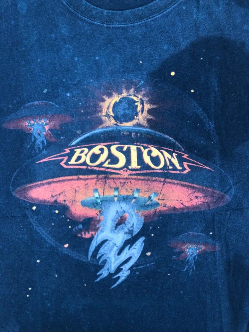 Band Tees × Vintage Vintage BOSTON rock band Size US L / EU 52-54 / 3 - 2 Thumbnail