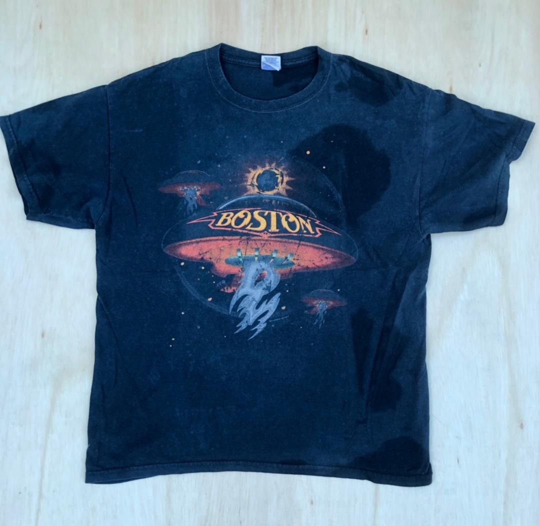 Band Tees × Vintage Vintage BOSTON rock band Size US L / EU 52-54 / 3 - 1 Thumbnail