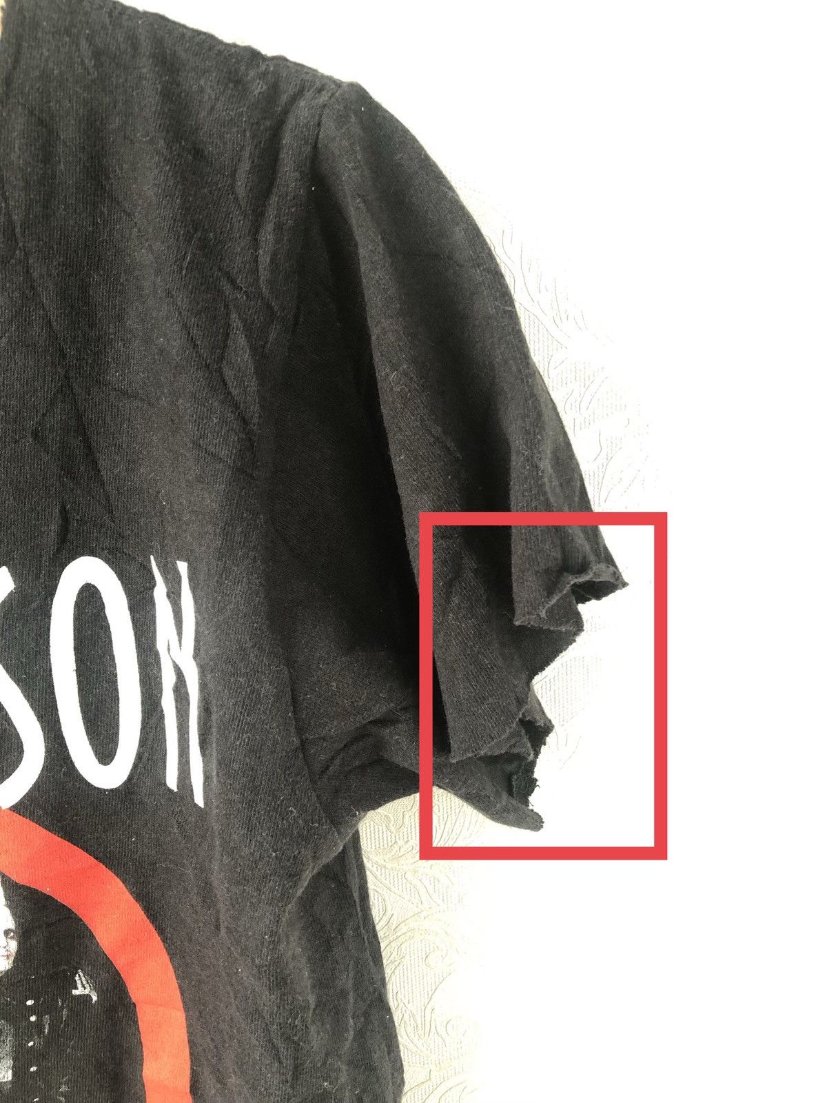 Band Tees × Marilyn Manson Distressed Marilyn Manson Size US M / EU 48-50 / 2 - 8 Thumbnail