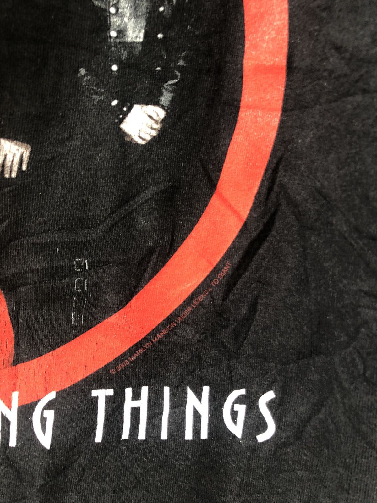 Band Tees × Marilyn Manson Distressed Marilyn Manson Size US M / EU 48-50 / 2 - 3 Thumbnail