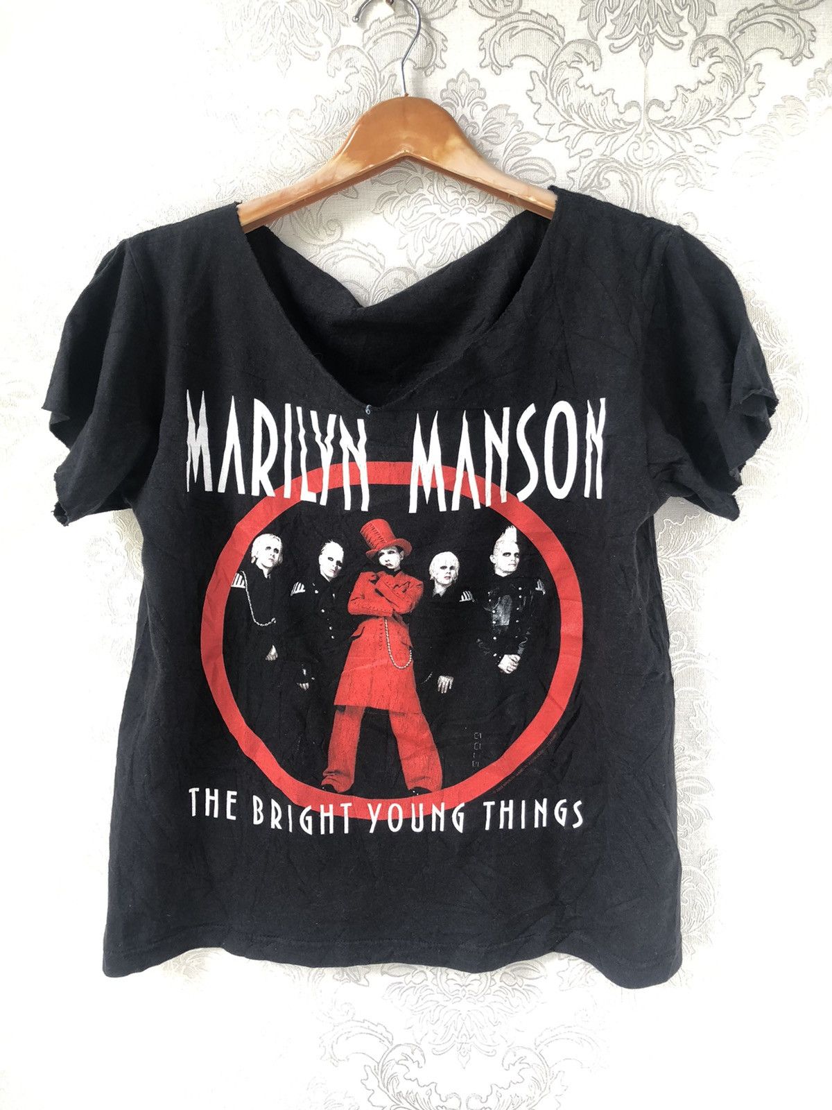 Band Tees × Marilyn Manson Distressed Marilyn Manson Size US M / EU 48-50 / 2 - 1 Thumbnail