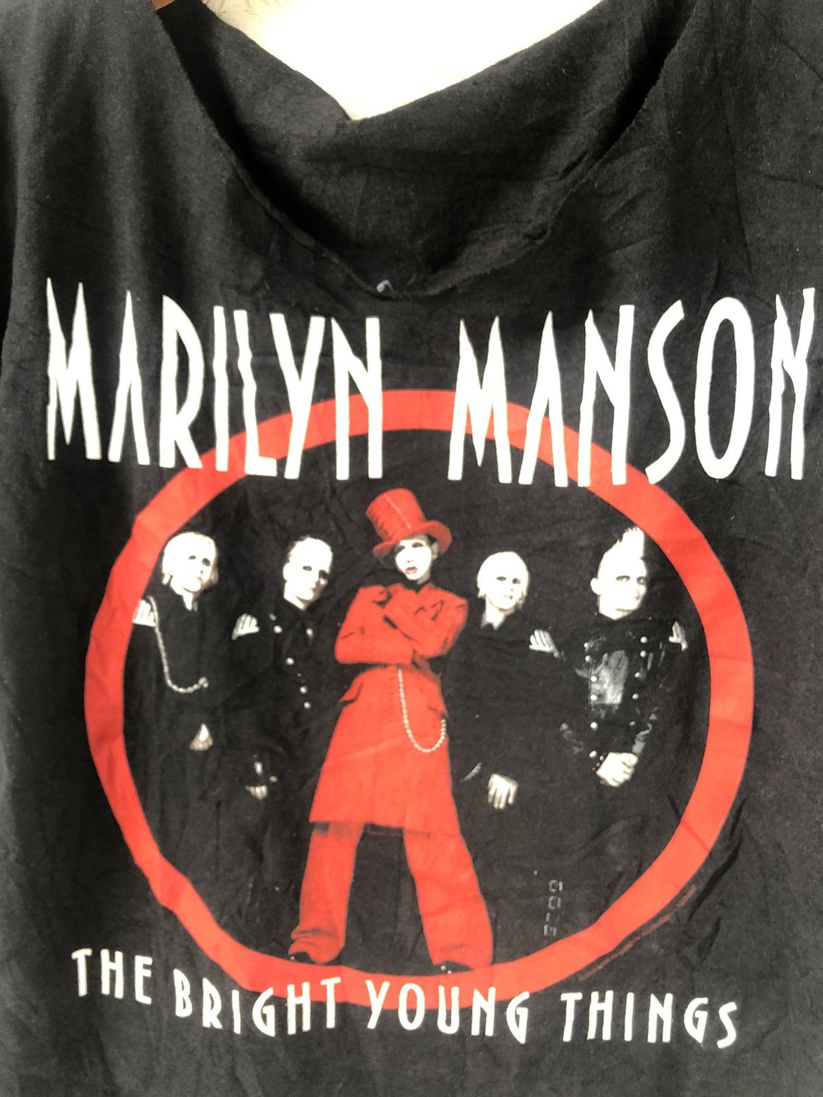 Band Tees × Marilyn Manson Distressed Marilyn Manson Size US M / EU 48-50 / 2 - 2 Thumbnail