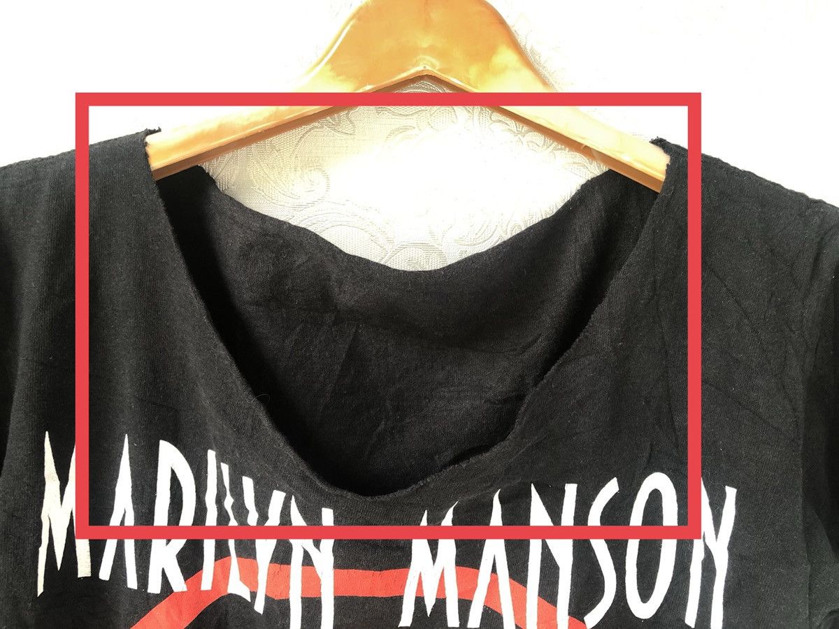 Band Tees × Marilyn Manson Distressed Marilyn Manson Size US M / EU 48-50 / 2 - 6 Thumbnail