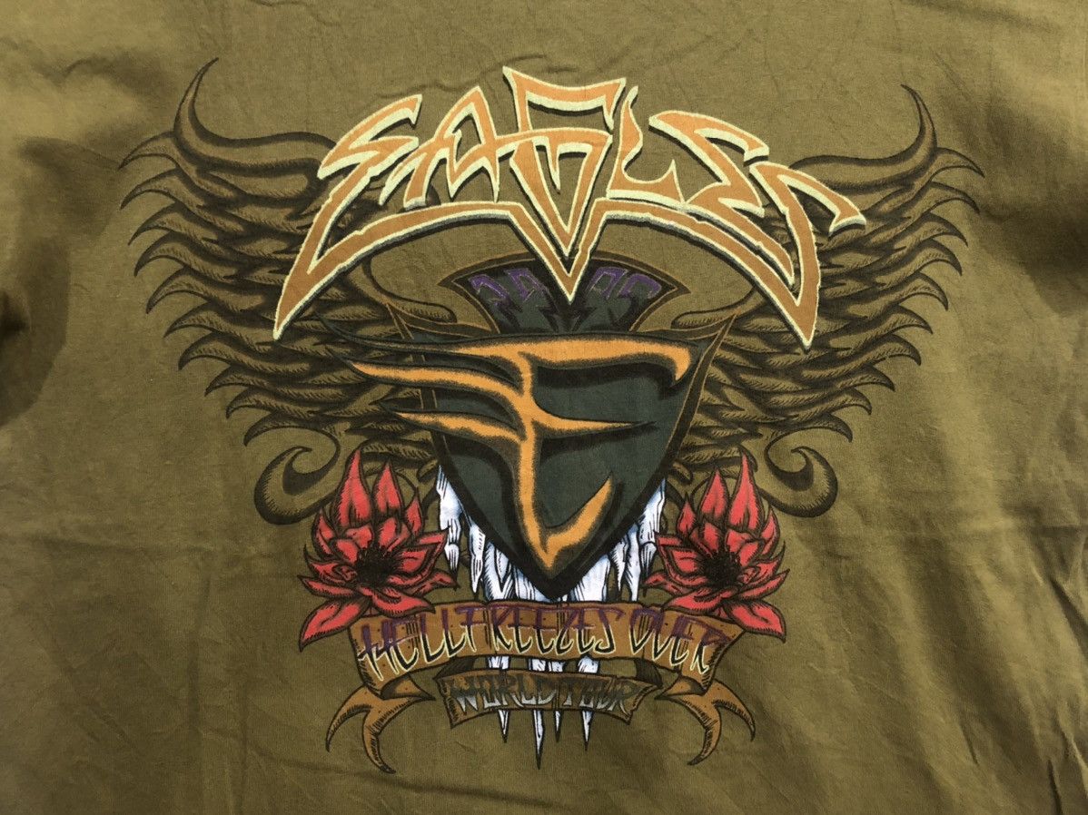 Band Tees × Vintage 90s Vintage EAGLES world tour 95 Size US XL / EU 56 / 4 - 2 Thumbnail
