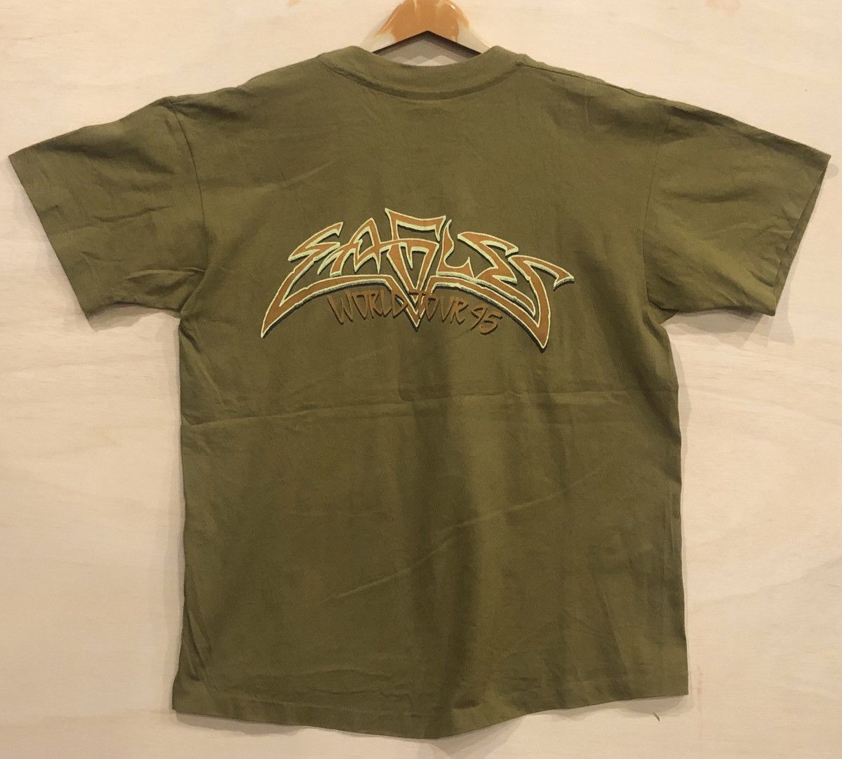 Band Tees × Vintage 90s Vintage EAGLES world tour 95 Size US XL / EU 56 / 4 - 3 Thumbnail