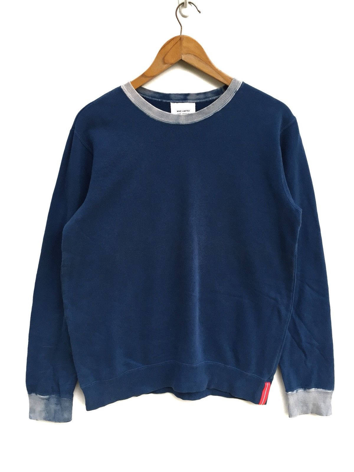 Japanese Brand × WHIZ LIMITED Whiz Limited Japan Tokyo Acid Wash Collar Sweatshirt Size US M / EU 48-50 / 2 - 1 Thumbnail