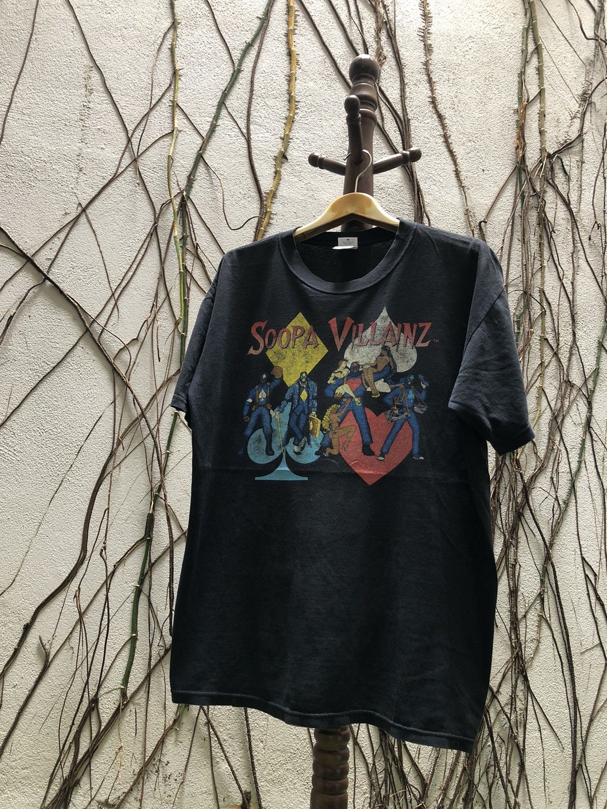 Band Tees × Rap Tees × Vintage Vintage SOOPA VILLAINZ Size US L / EU 52-54 / 3 - 1 Thumbnail